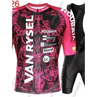 AliExpress NONE Van Rysel - Roubaix 2026 Cycling Jersey Set France Clothing Short Sleeve Road Bike Shirts Suit MTB Shorts Wear Maillot Ropa