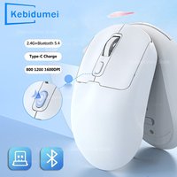 2.4G Wireless Mouse Bluetooth 5.4 Silent Mouse Dual Mode 1600DPI Mute Wireless Mouse Portable Rechargeable Mice For Laptop iPad