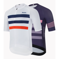 RAUDAX Summer Men's Cycling Short Sleeve Quick Drying Clothes White Breathable Top High Quality Road Bike Riding Equipment