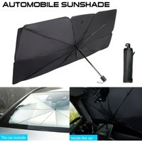 Foldable Car Windshield Sun Shade Silver Coating UV Resistant Heat Insulation Front Window Sun Visor Car Interior Protector