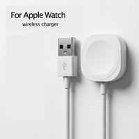 2.5W Magnetic Wireless Charger for Apple Watch Ultra 9 8 7 6 5 SE Portable USB A Type C Charging Cable for iWatch 0.9M