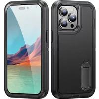 New Case For iPhone 17 16 13 12 14 15 Pro Max Plus Heavy Duty Shockproof Anti-Scratch Rugged Protective with Kickstand Cover