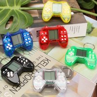 Colorful Plastic Mini Game Console Model Keychain, Retro Portable Electronic Game Machine, Fashion Backpack Pendant Charm