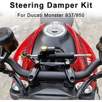 For Ducati Monster 950 Monster937 Monster 937 2021- Motorcycle Steering Absorbers Mount Damper Bracket Kit
