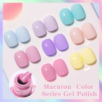LILYCUTE 7ML Macaron Color Series Nail Gel Polish Spring Colors Semi Permanent UV LED Gel Design Manicure Nail Art Varnish