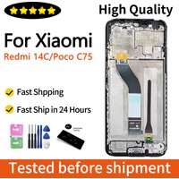6.88''Display For Xiaomi Redmi 14C 2411DRN47C LCD Display Screen Touch Panel Digitizer Frame For MI Poco C75 2410FPCC5G Screen