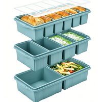 Silicone Freezer Tray with Lid, Divided Mold for Soup, Sauce, Baby Food, Meal Prep & Ice Cubes