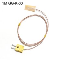 1PC Thermocouple Wire K-type PTFE TT/GG-K-30/-SLE High-precision 0.3M-5M Fiberglass Temperature Measuring Wire With Plug