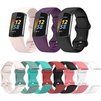 For Fitbit Charge 5 6 Soft Silicone Strap Replacement Watch Band
