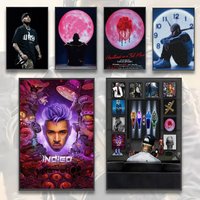 Chris Brown Different Styles No Framed Poster HD art sticky wall waterproof home living room bedroom bar aesthetic decoration