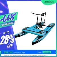 Spatium Sup Water Bike Inflatable Pedal Boat 2.0 Inflatable Pedal Kayak Water Bikes for Lake More Stable and Easy to Drive