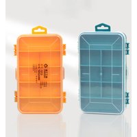 Double-Side Hardware Organizer Box Transparent Plastic Tool Organizer Multifunctional Screws Storage Box Compartment for Jewelry