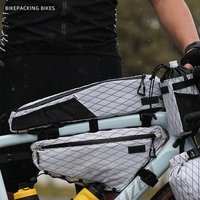 Rhinowalk Bicycle Extended Top Tube Bag, Waterproof Bike Bag, Convenient Short Trip Bike Bag, City Commuter Bike Bag