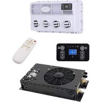 48V/24V/12V Hidden RV Air Conditioner, Quiet Split Parking AC for Campers, Trailers, Trucks, Vans and Engineering Vehicles