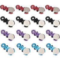 4Pcs Aluminum Alloy Strong Magnetic Stealth Invisible Body Post Mounts for 1/10 RC Crawler Drift TRX4 SCX10 - No Clips