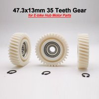 AliExpress NONE 47.3x13mm 35T Oblique Planetary Helical Gear with 608z Bearing for E-bike Hub Motor Electric Bicycle Accessories