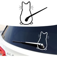 Car interior stickers Art design Fun cat car stickers Window rear glass Car decoration Car styling stickers and decals