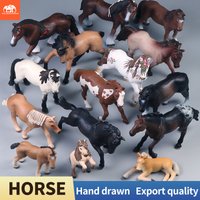 Winged Steed Model Action Figure - Simulation Poultry Farm Horse Animal Home Decor Collectible Educational Toy for Kids