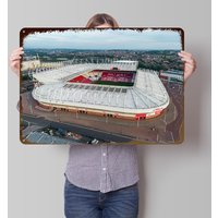 Sunderland Football Club Printed Poster Customized Wall Art Retro Vintage Metal Tin Signs for Modern Home Decoration Ornaments