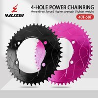 WUZEI Road Bike Chainwheel 110BCD for Shimano R7000 R8000 R9100 Sprocket 40 42 44 46 48 50T Bicycle Chainring 12 11 10 9 8 Speed