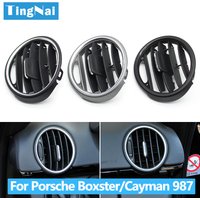 Auto Front Dashboard Klimaanlage AC Vent Grille Outlet Panel Für Porsche Boxster Cayman 987 2006 2007 2008 2009 2010-2012