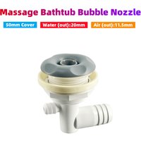 Φ50mm Cover Single Hole Adjustable Bathtub Spa Nozzle ABS Cover PVC Body Massage Bathtub Bubble Nozzle Hot Tub Water Jet Nozzle
