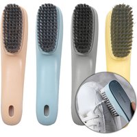 Long Handled Shoe Brush Clothing Cleaning Brush Soft Bristled Brush Hard Bristled Brush Household Shoe Washing Brush
