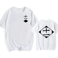 Hot Sale Anime Cotton T-Shirt Bleach Cosplay Shirt Zaraki Kenpachi Men Women O-Neck Short Sleeve Tee Tshirt For Fans 71853
