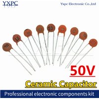 100pcs Ceramic Capacitor Assorted Values 1pF to 100nF 50V 104 4.7PF 10PF 22PF 33PF 47PF 100PF 101 220PF 221 330PF 331 470PF 471