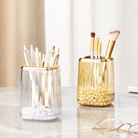 Desktop Cosmetic Brushes Storage Box Make Up Organizers Office Pen Case MakeUp Brushes Organizer Lipstick Sundries Holder Luxury