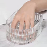 Transparent Shell Shape Nail Soaking Bowl Manicure Tool Dead Skin & Cuticle Soften Soaking Tray Gel Polish Removal Bowl