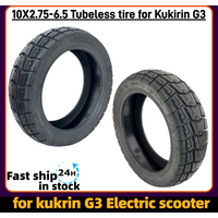 10x2.75-6.5 Vacuum Tire or Self-Healing Jelly Vacuum Tire for Kukirin G3 SmartGyro Rockway C Electric Scooters