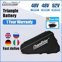 ChamRider 48V Ebike akumulator 18650 ogniwo 72V 60V 52V trójkąt 30AH 40AH ogromna pojemność 1500W 2000W Super mocny 21700 Bafang