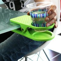 Drinking Cup Holder Creative Portable Drinking Cup Holder Clip Clamp For Desk Table Office Cup Coffee Drink Holder mug holder