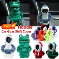 Car Stylish Cute Hoodie Gear Shift Cover Shifter Knob Cover Gear Shift Hoodie Heat Insulation Winter Warm Interior