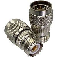 1pcs N Male Plug center to UHF Female SO-239 SO239 jack RF adapter connector Coaxial Wire Terminals