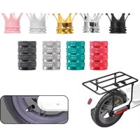 2pcs Dustproof Tyre Valve Cap Covered Electric Scooter for Xiaomi M365 Pro 1S Universal Aluminum Tube Tyre Durable Valve Cap