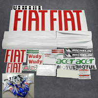 Motorcycle Universal Bodywork Vinly FIAT Decals Fairing Kit Stickers For Yamaha YZF R1 2004 2005 2006 2007 2008 2009 2010 2011