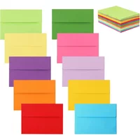 50 pack 4x6 Envelopes,A6 Invitation Envelopes 6.5 x 4.25inch For 4x6 Cards- Peel & Press,Ideal for Invitations,Weddings,Parties