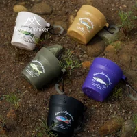 MOUNTAINHIKER New 5PCS Stream Cup Outdoor Camping Water Cup Picnic Coffee Cup Portable Food Grade Cup Set Bait Cup