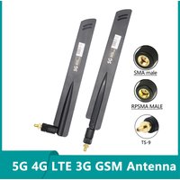 5G 4G LTE 3G GSM Router Antenne 600 ~ 6000Mhz 15dbi Externe WiFi Omni Indoor Wireless antenne Für Kommunikation Mit TS9 SMA Männlichen
