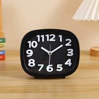 Mini Mute Alarm Clocks Battery Bedside Desk Table Home Decor Kid Gifts Portable