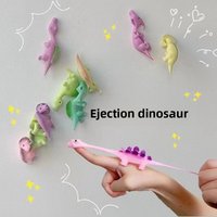 Ejection Dinosaur Creative Decompression Parent-child Interaction Finger Ejection Toy Sharing Small Gift Prizes!