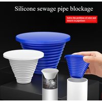 Silicone Sewer Pipe Sealing Ring Water Pipe Plug Floor Drain Anti Odor Sewer Seal Stopper Shower Drainer Bathroom Accessories