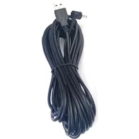 25ft/7.6m Weatherproof Outdoor Charging Cable for Ring Stick Up Cam Battery/Spotlight Battery HD Camera (Black)