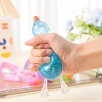 Ornaments Maltose Simulated Duck Cubes Anti Stress Slow Rebound Polar Light Colorful Squeeze TPR Block Decompression Toy