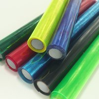30x120cm Transparent PVC Faux Leather Soft Glass Cloth Waterproof Multi Color Decoration for Bag Bow DIY Crafts Window Film
