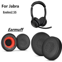 Ear Pads For Jabra Evolve2 55 stereo headphones replacement high quality earmuff ear pillow ear cushions