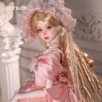 Joybjd 1/4 Lvy Full Set G BJD Doll with Romantic Countess Pink Skirt Handmade Resin Toy