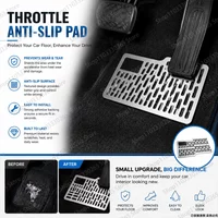 Universal Car Anti-Slip Heel Rest Plate, Durable Metal Pedal Pad, Easy Install & Protects Your Carpet